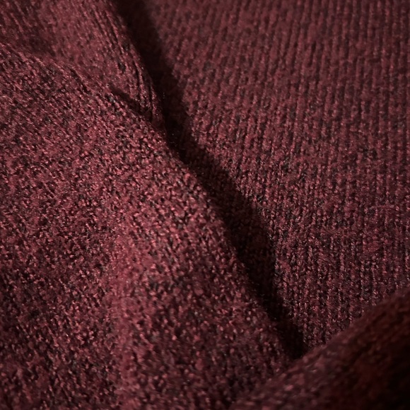 A New Day Burgundy Knit Sweater - Picture 3 of 3